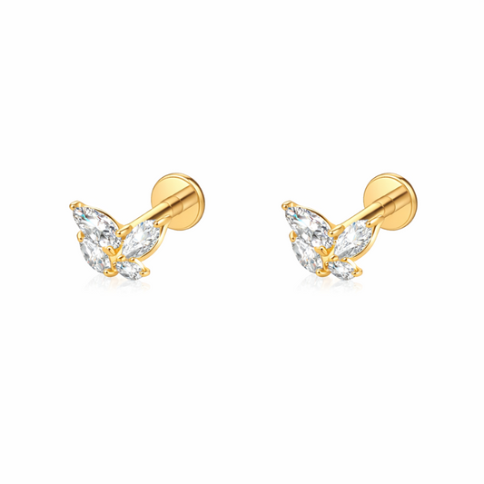Marquise Cluster Studs - Ella Blair 1030