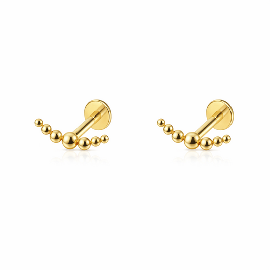 Titanium Curved Ball Stud - Ella Blair 1030